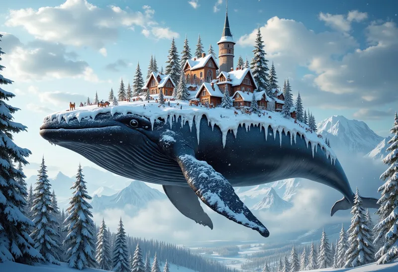 Arctic Whale wallpaper