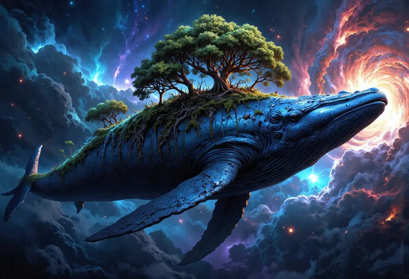 Deep Space Whale wallpaper