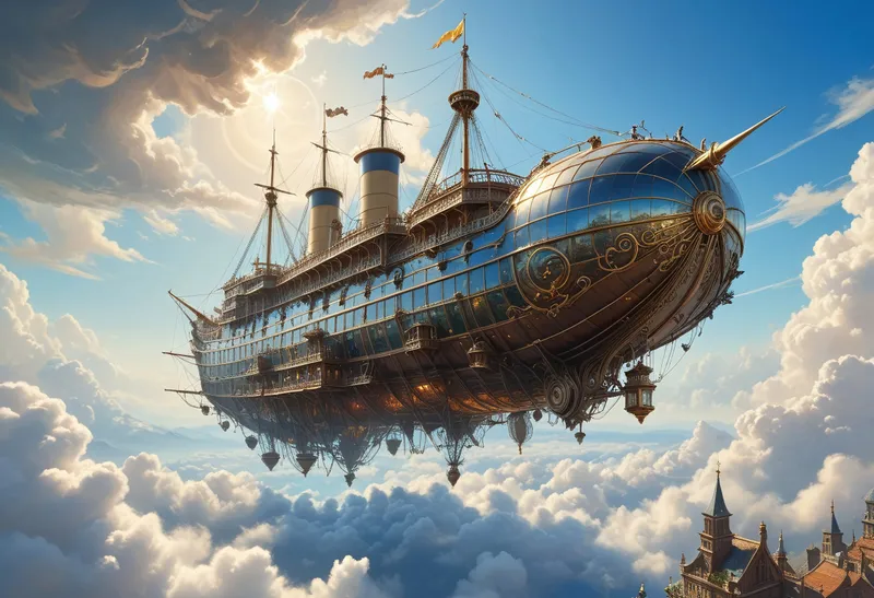 Airship wallpaper