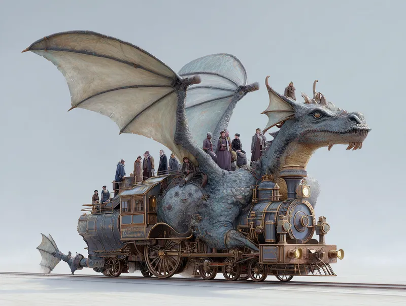 A Dragon Choo Choo Train wallpaper