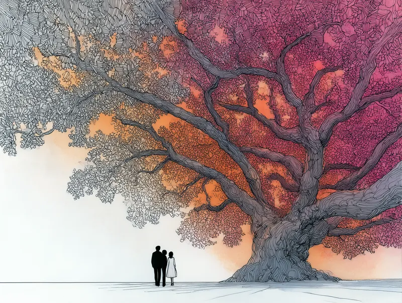 Wishing Tree. computer, desktop, wallpaper wallpaper