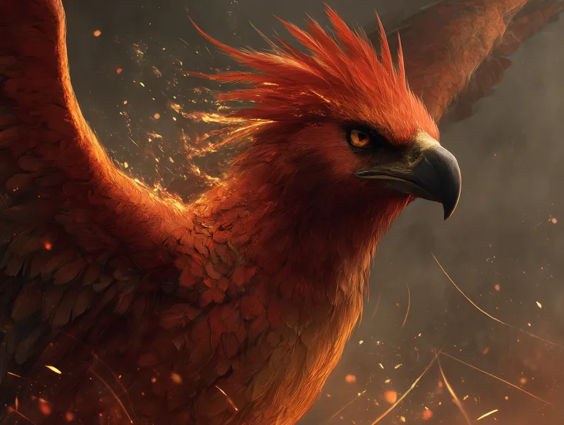 Portrait Of A Phoenix wallpaper