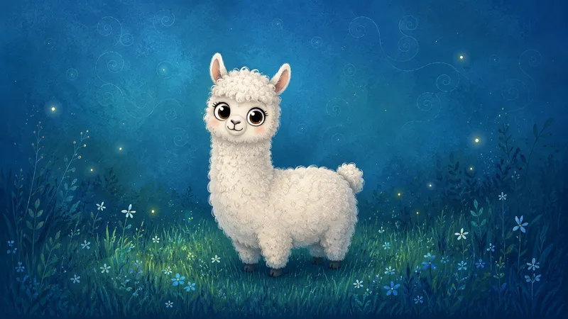 llama wallpaper