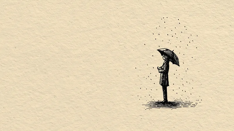 Solitude in the Rain wallpaper