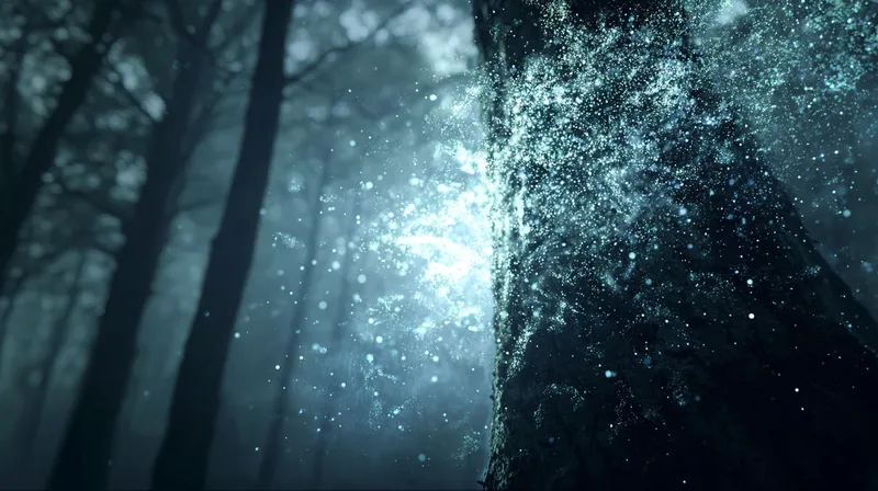 Enchanted Forest Glow wallpaper