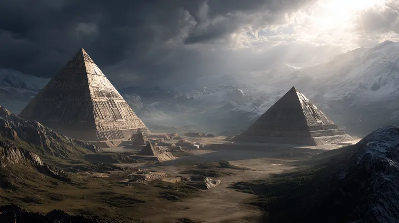 Pyramids of the Storm wallpaper