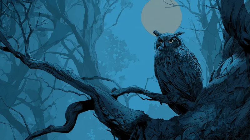 Moonlit Sentinel wallpaper