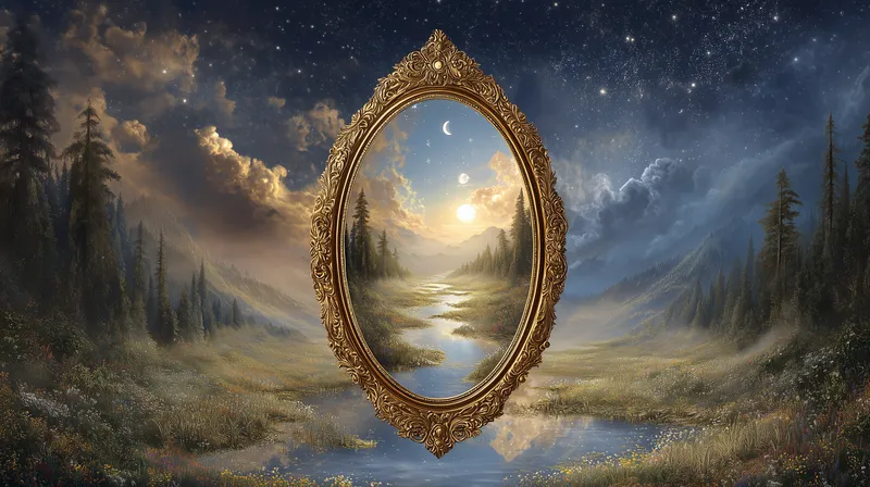 Mirror Between Worlds wallpaper