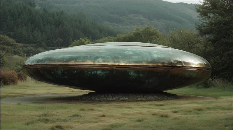 Landed Saucer wallpaper