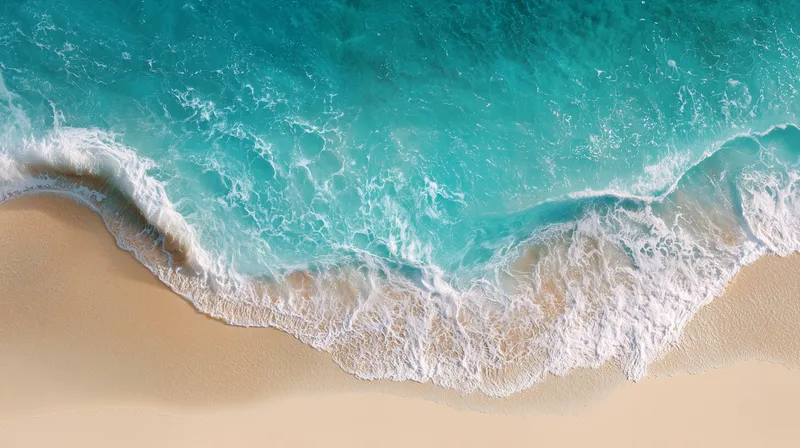 Turquoise Tide wallpaper