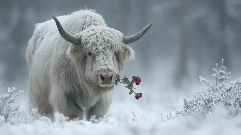 Winter Rose wallpaper