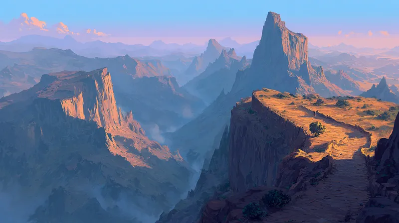 Canyon at Dawn wallpaper
