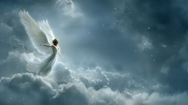Celestial Angel Rising wallpaper