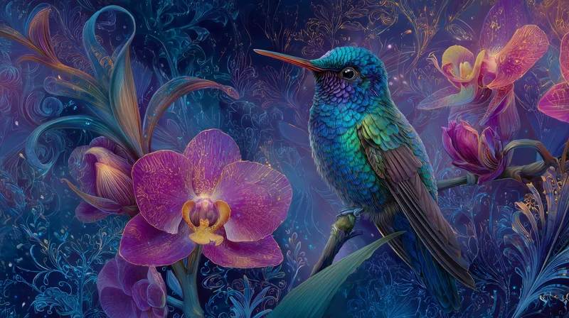 Jewel of the Enchanted Garden wallpaper