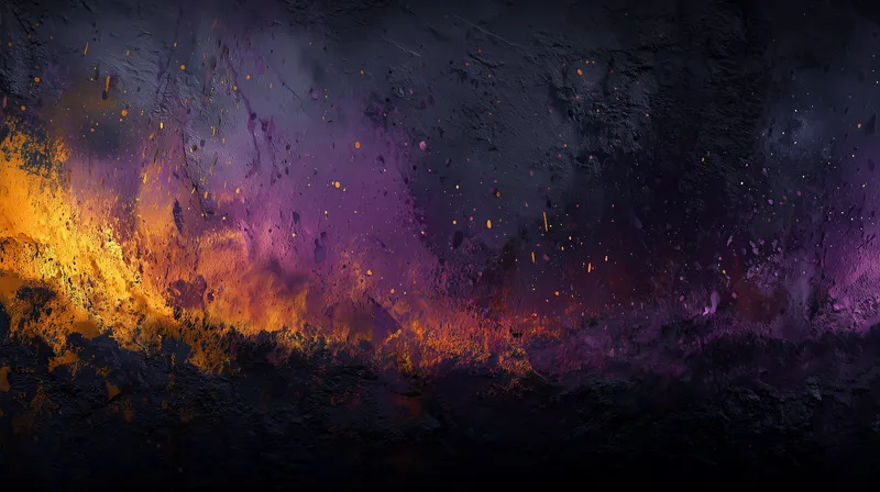 Ember and Violet Inferno wallpaper