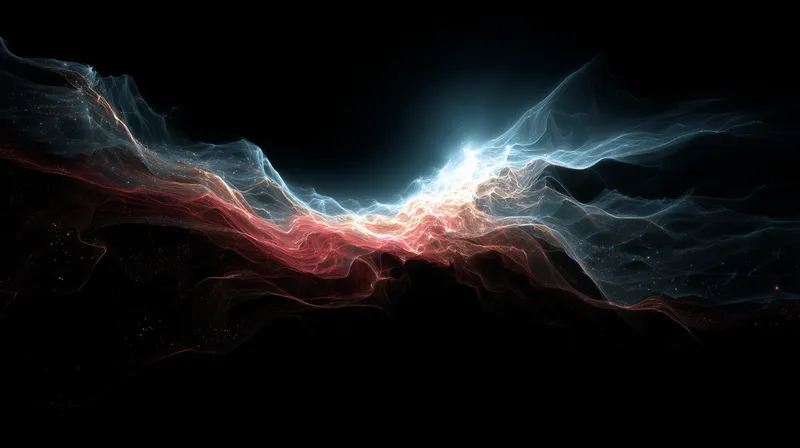 Crimson Tide of Light wallpaper