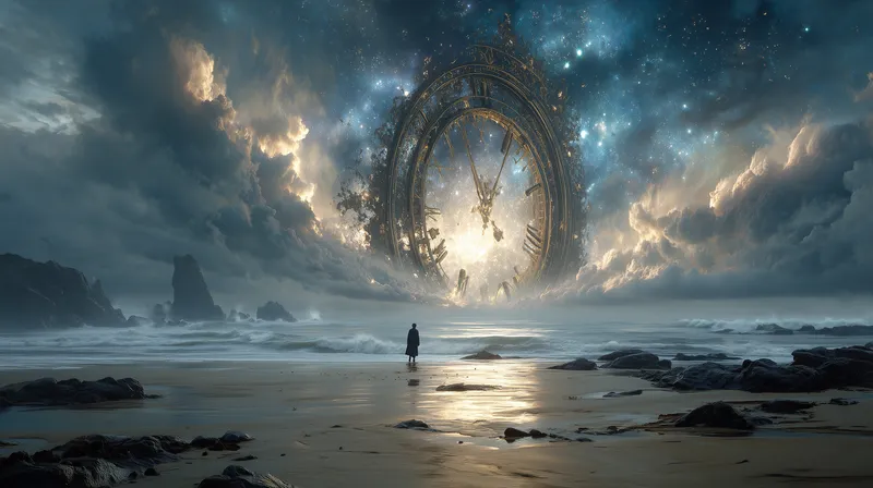 The Clock at the Edge of Eternity wallpaper