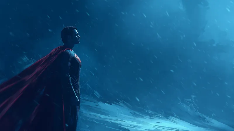 Man of Steel in the Storm wallpaper