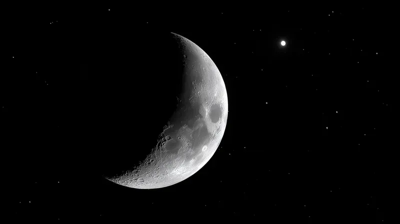 Crescent Moon and Lone Star wallpaper