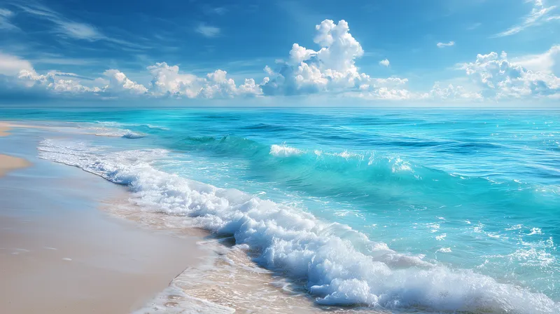 Turquoise Tide wallpaper
