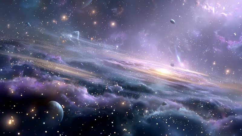 Galactic Drift wallpaper
