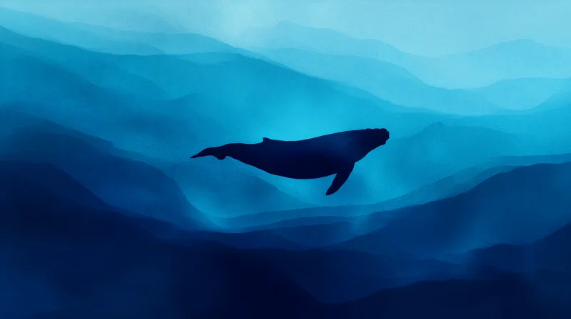 Deep Blue Solitude wallpaper