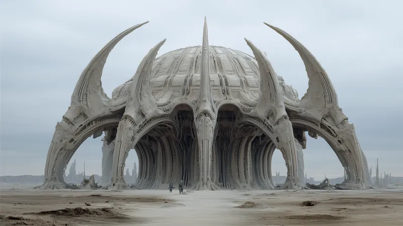 Bone Cathedral of the Wasteland wallpaper