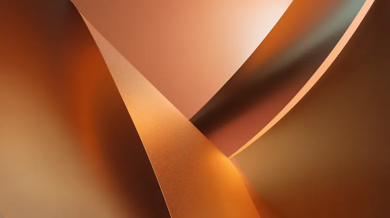 Copper Curves wallpaper