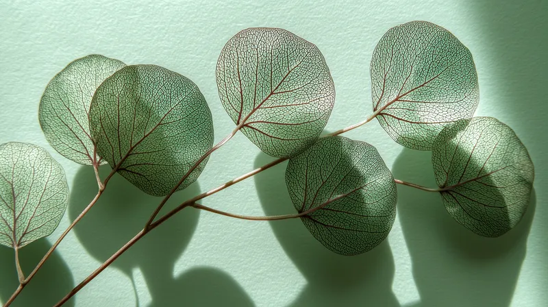Translucent Eucalyptus Branches wallpaper