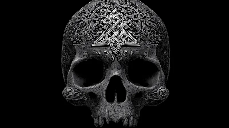 Celtic Skull wallpaper