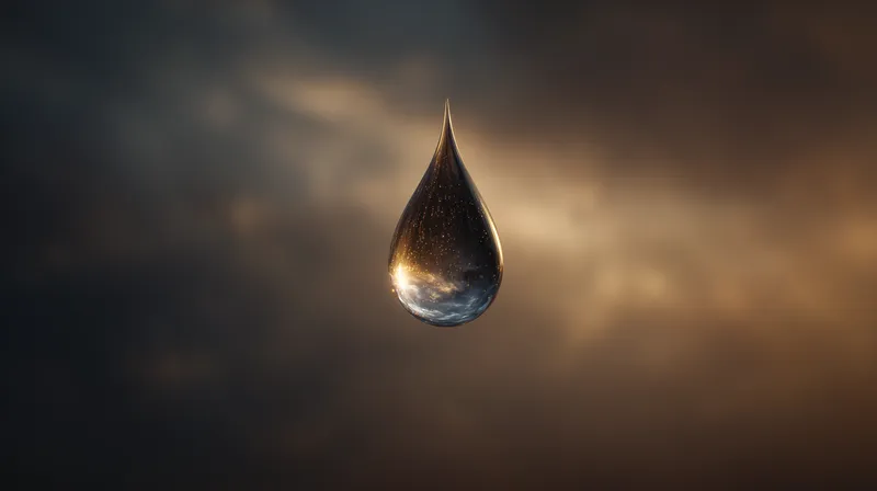 Cosmic Teardrop wallpaper