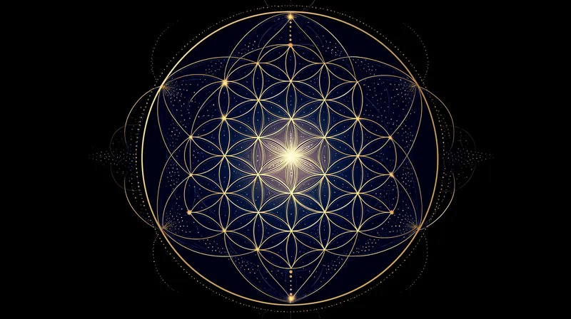Flower of Life Sacred Geometry wallpaper