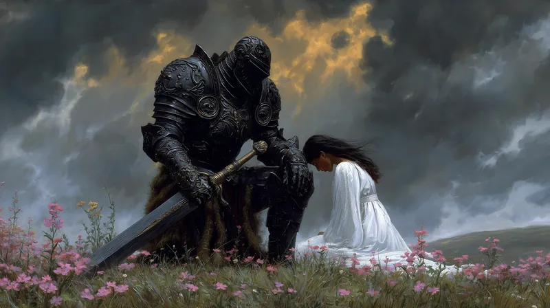 The Dark Knight and the Maiden wallpaper