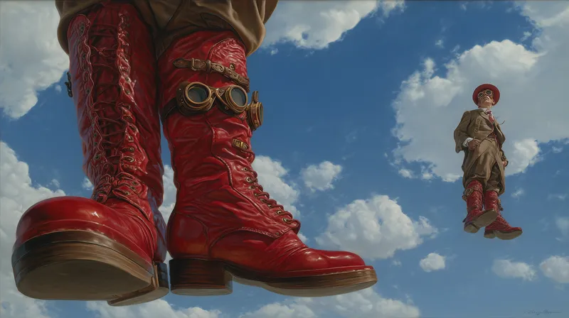 Sky Walkers: Steampunk Giants wallpaper