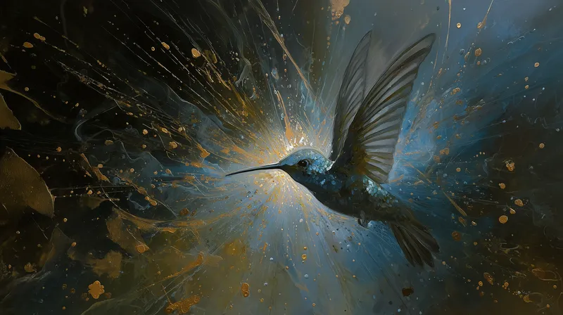 Hummingbird of Light wallpaper
