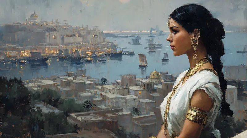 Queen of the Ancient Harbor wallpaper