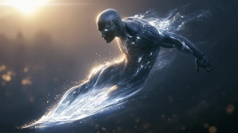 Silver Surfer Desktop Wallpaper 4K wallpaper