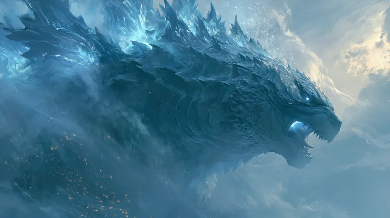 Icy Titan Godzilla Wallpaper wallpaper
