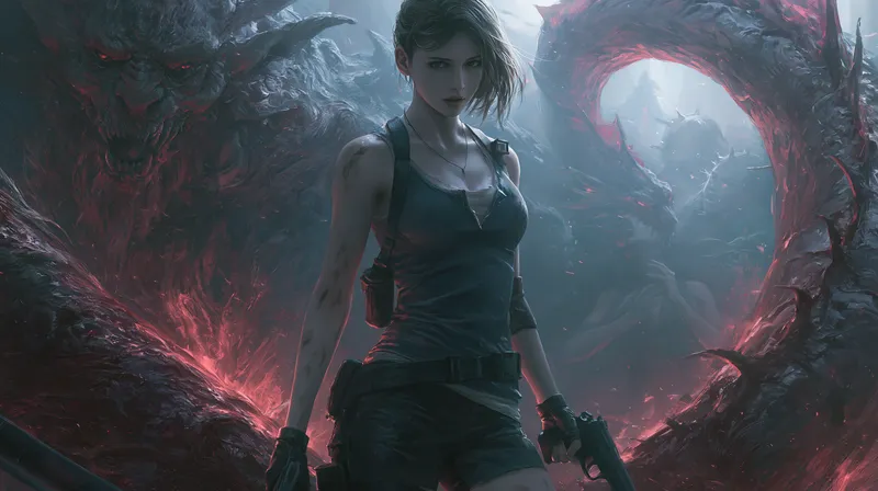 Resident Evil Desktop Wallpaper 4K wallpaper