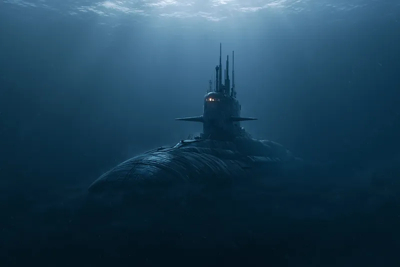 Deep Ocean Submarine Wallpaper wallpaper