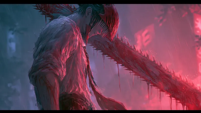 Chainsaw Man Wallpaper 4K Desktop wallpaper