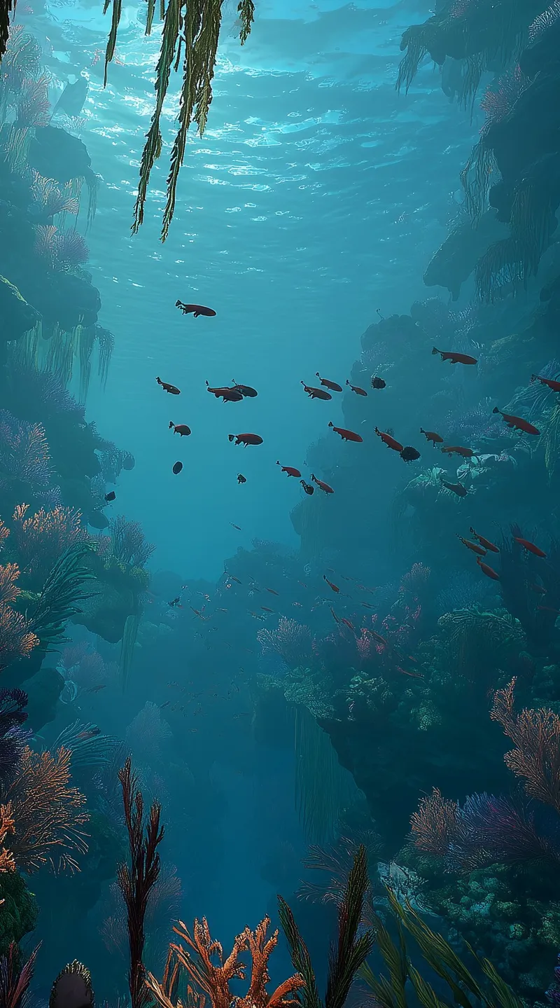 Coral Canyon Depths (Mobile) wallpaper