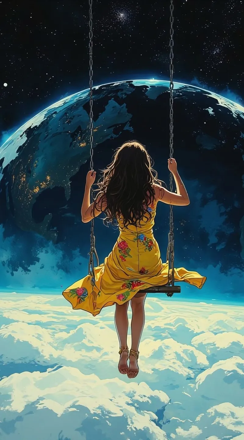 Space Swing (Mobile) wallpaper