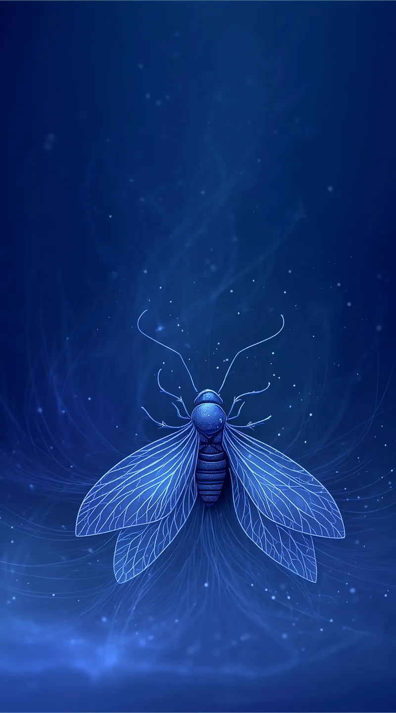 Luminous Night Moth (Mobile) wallpaper