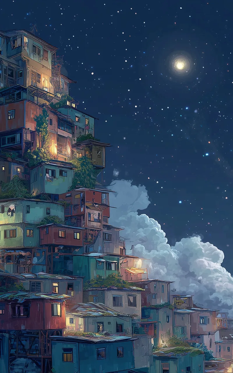 Favela in the Clouds (Mobile) wallpaper